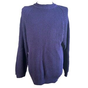 Vintage 90’s Purple Heavyweight Oversized Knit Sweater